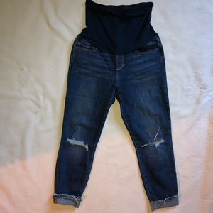 Joes Maternity Distressed Skinny Jeans. Size 30